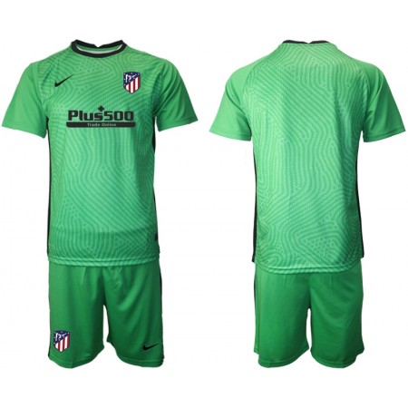 Billige Fotballdrakter Atlético Madrid Keeper Barn draktsett 2020/21 M001 Kortermet